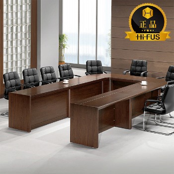 하이퍼스 W/EUT 연결식 회의용 테이블 ㄷ자형 사무실 중역용 회의실 연결형