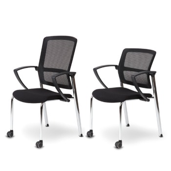 EZ D10 디텐 블랙 회의용 의자  사무용 학생용 기능성