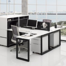 AP 마젠타 책상(가림판 대) MGDL-012  컴퓨터 철제 일자책상
