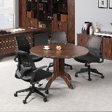하이퍼스 흑단, 티크 ELT/TLT-804 원형테이블  사무실 중역용 회의실 테이블